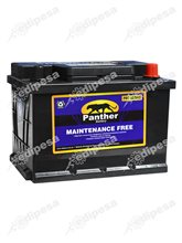 PANTHER Batería 12V 60AH 12 placas 96R-500/96-500 CCA(-18°C):500A