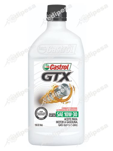 Aceite 10W40 gasolina 1/4 galon Magnatec Castrol