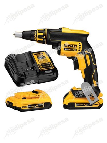 Atornillador de Drywall DFC620 D2-B2 DeWalt DEWALT Atornillador de Drywall  DCF620 D2-B2 + 2 baterías 20V + cargador