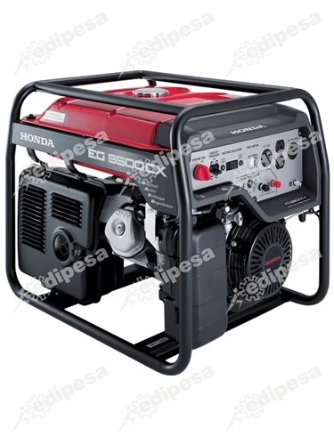 Generadores : HONDA Generador a Gasolina EG6500CX 6500W 1F A/M 4T 7hrs 24lt  carg. d/bateria