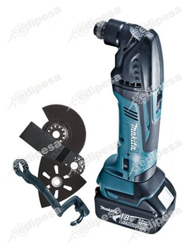 MAKITA Multiherramienta inalámbrica DTM51RFEX1 18V 3.0AH 6000-20000 OPM +  accesorios