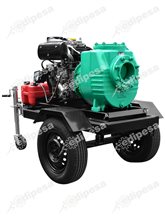 BARNES Motobomba Autocebante 6x6pulg C/25.0HP LOMBARDINI/KOHLER 480GPM@20