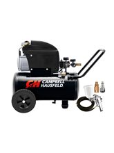 CAMPBELL HAUSFELD Compresora de aire DX240120DI 2.0HP 24LT 125PSI + accesorios