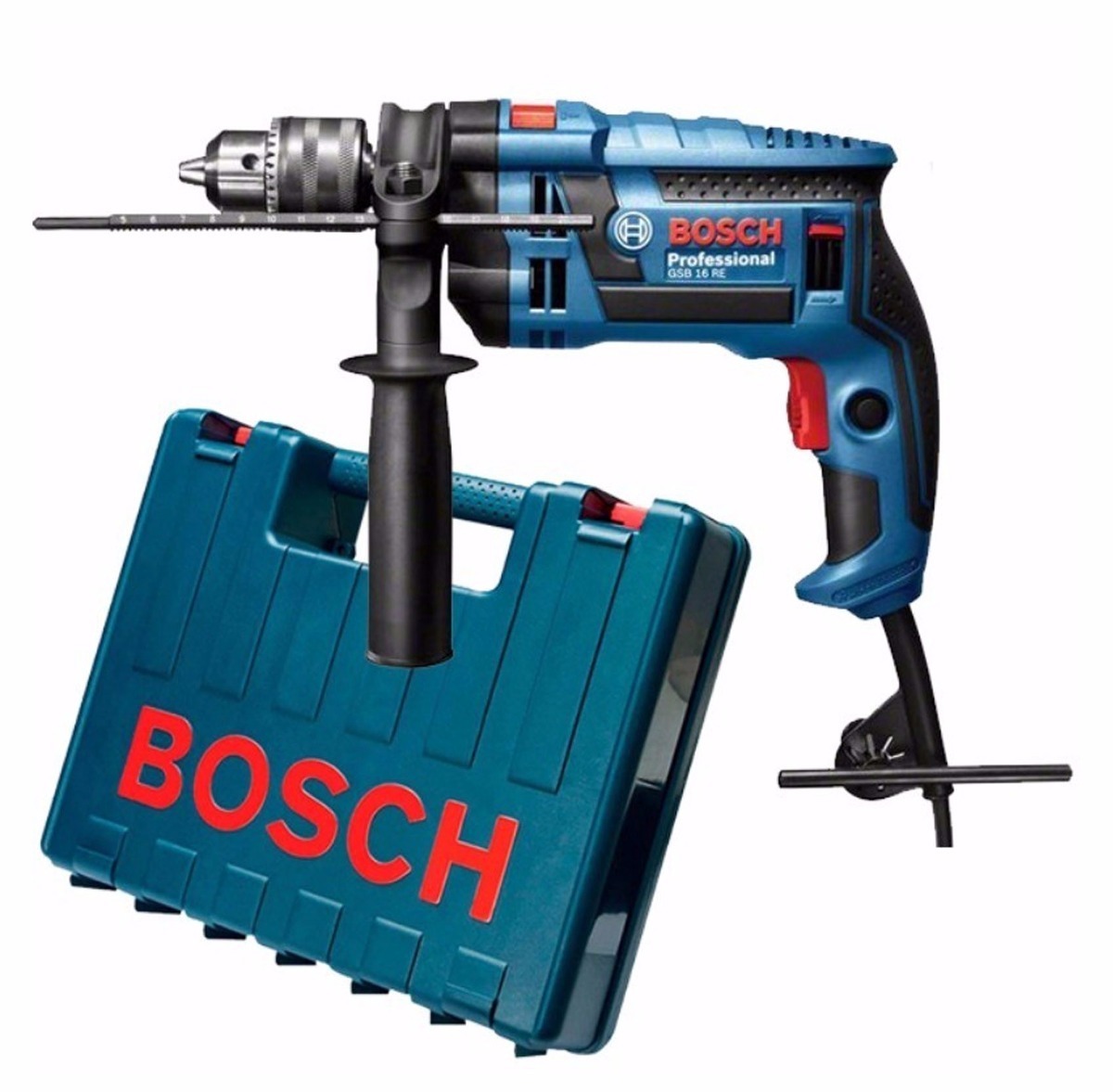Taladro 1/2″ BOSCH GSB16-RE 700W C/P VVR 0-3000RPM (Brasil) – Edipesa –  Tienda en Línea