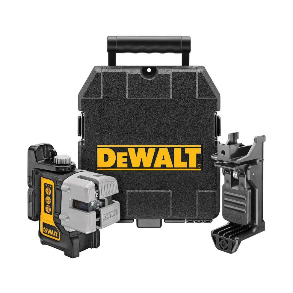 Nivel Láser rojo autonivelante de 3 haces DEWALT DW089K 1H2V